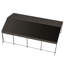 Ensemble de garage en métal 12 x 20 pi avec toit en acier galvanisé, auvent de garage extérieur robuste pour voiture, camion