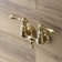 Kingston Brass Aqua Vintage Two-Handle 2-Hole Tub Wall Mount Clawfoot Tub Faucet