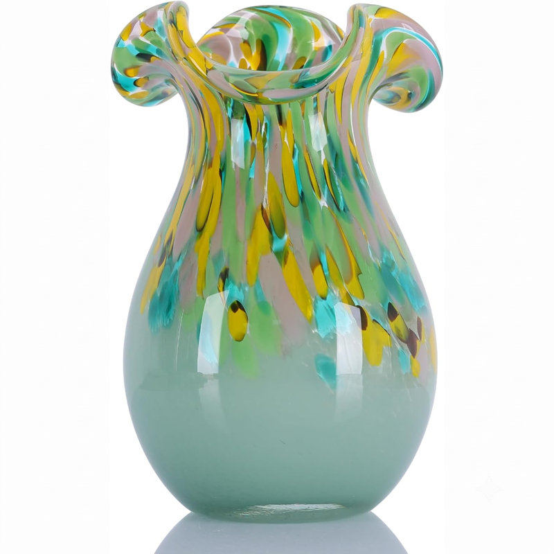 Vase en verre, Vert