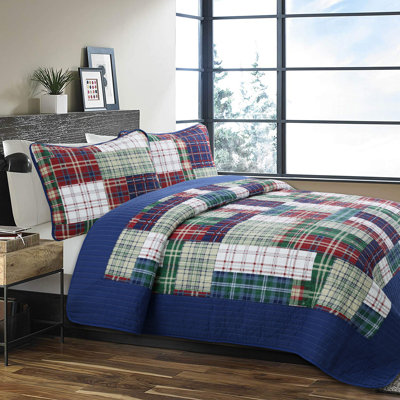 Adleson Cotton Plaid Quilt