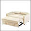 Canapé-lit Leisure Love Design convertible Réglable et pratique Tissu confortable Facile à assembler Dossier réglable à 3 niveaux-1629194374