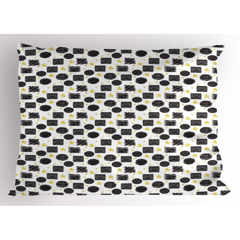 Star Polyester Sham Set, Twin