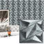 Paquet de 33 panneaux muraux 3D en losange pour décoration murale intérieure - carreaux muraux texturés (bronze patiné)-2009206612
