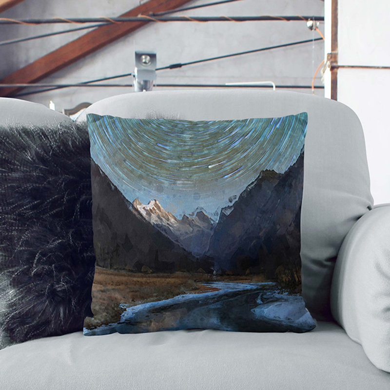 Square Throw Cushion, 55cm H x 55cm W x 20cm D
