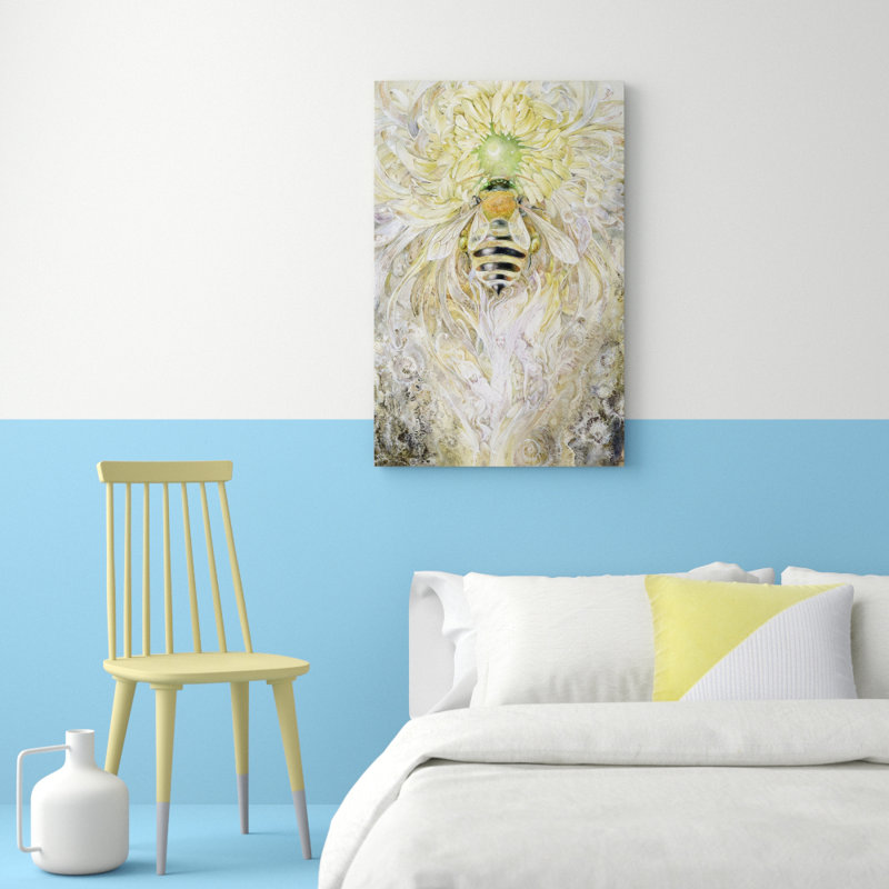 Honeybee II by Stephanie Law - Wrapped Canvas Giclee Art Print, 101.6 cm H x 66.04 cm W x 3.175 cm D