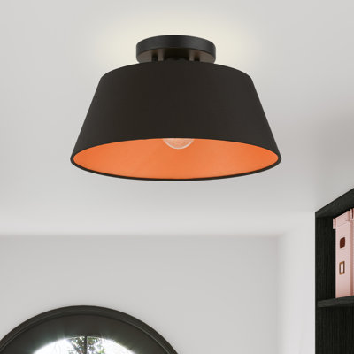 Palma Fabric Semi Flush Mount