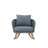 Hrannar Woven Rope Rocking Chair With Removable Cushions-114039418
