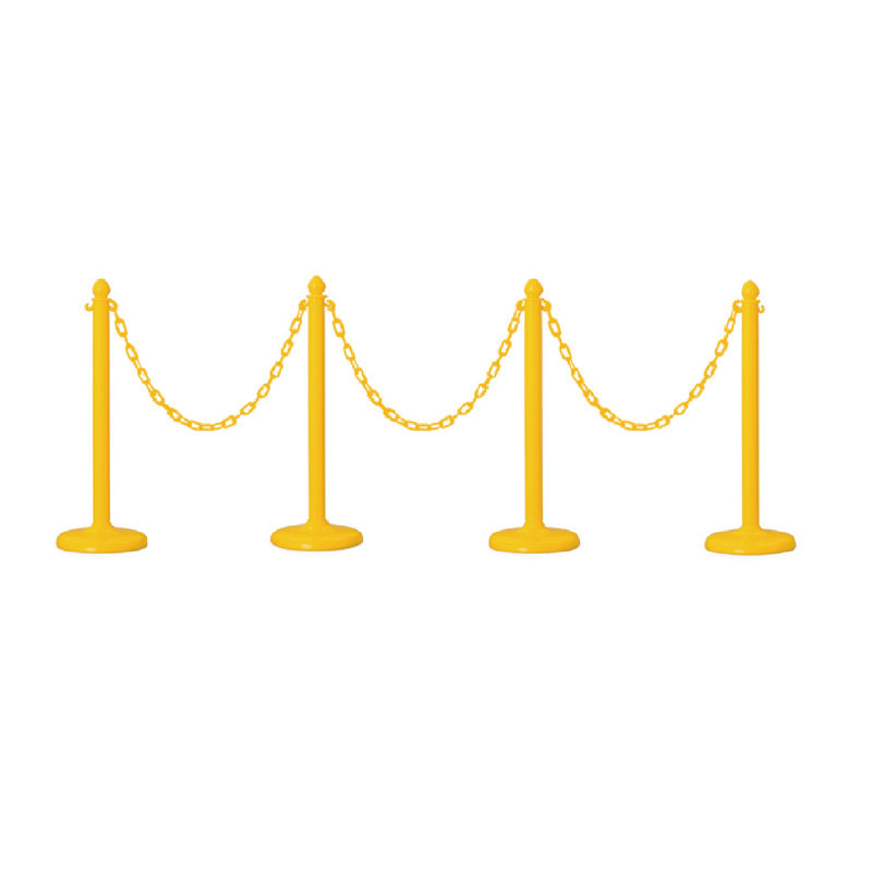 Ensemble de barrière de sécurité, Jaune