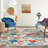 Thundelarra Floral Outdoor Red/Blue Area Rug-256234446