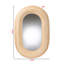 Miroir d'appoint mural brun naturel Morrison