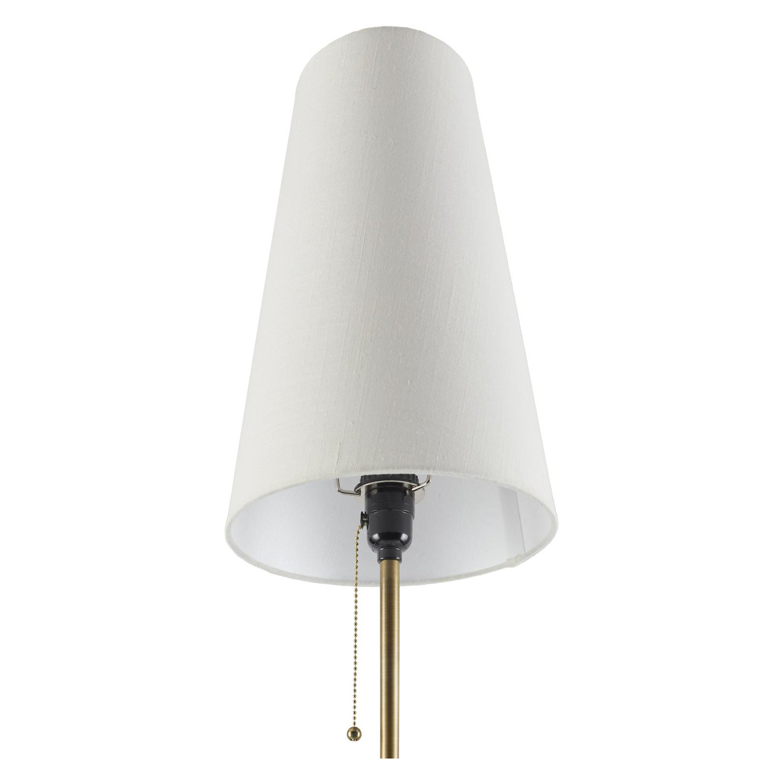 Clomer Floor Lamp, Gold/White