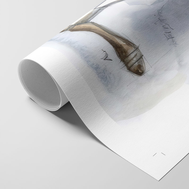 Tire-bouchon Variété IV - Impression sur toile seulement - NON-CADRE, H 60 po x l 40 po