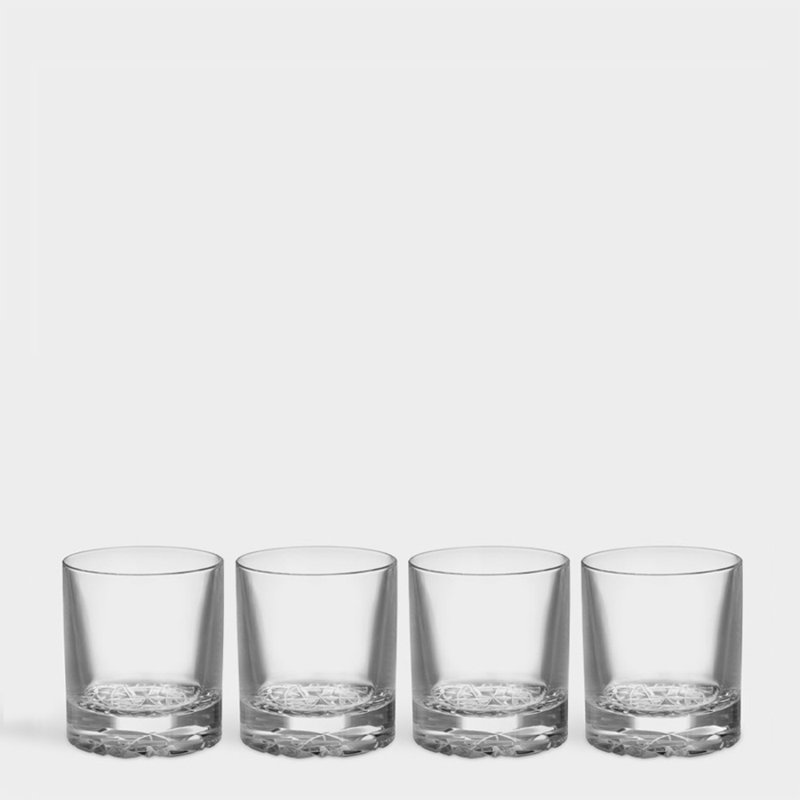 Carat Double Old Fashioned Set Of 4, 7.1 oz.