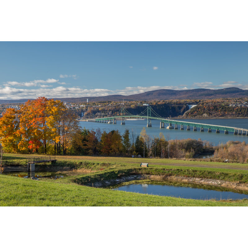 Bridge To Ile D'orlean by Daniel50 - Wrapped Canvas Print, 51cm H x 76cm W