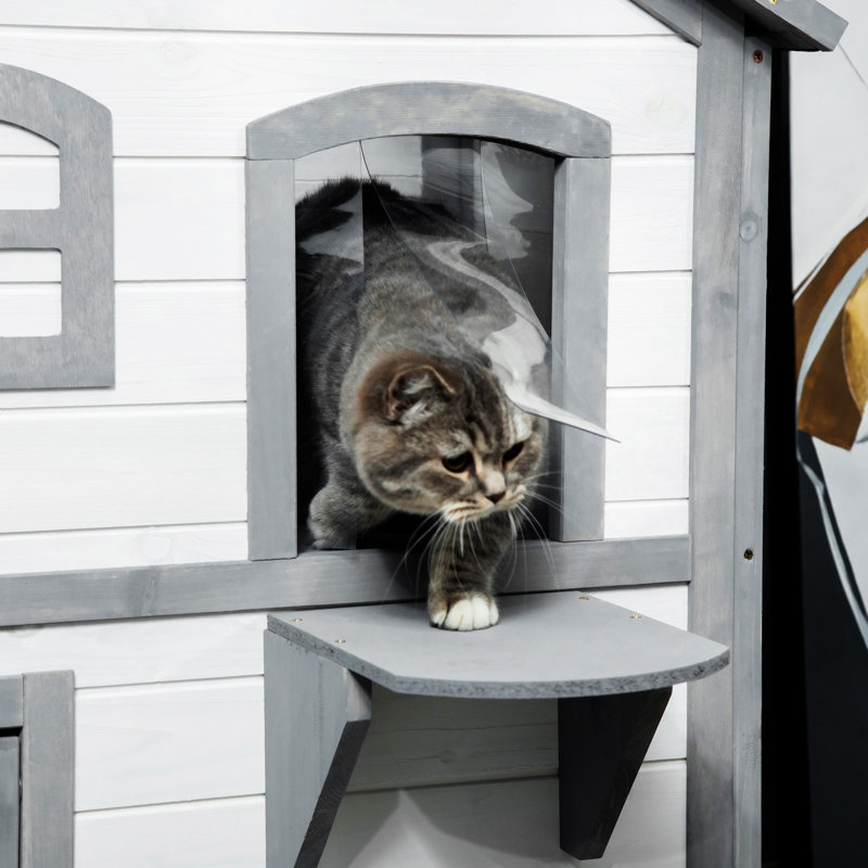 Maison pour chat Elliana, Blanc