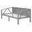 Elegant Twin Daybed Sofa - Gray, Multi-Functional With Storage, Solid Pine Frame, 400LBS Capacity, 79.5''L