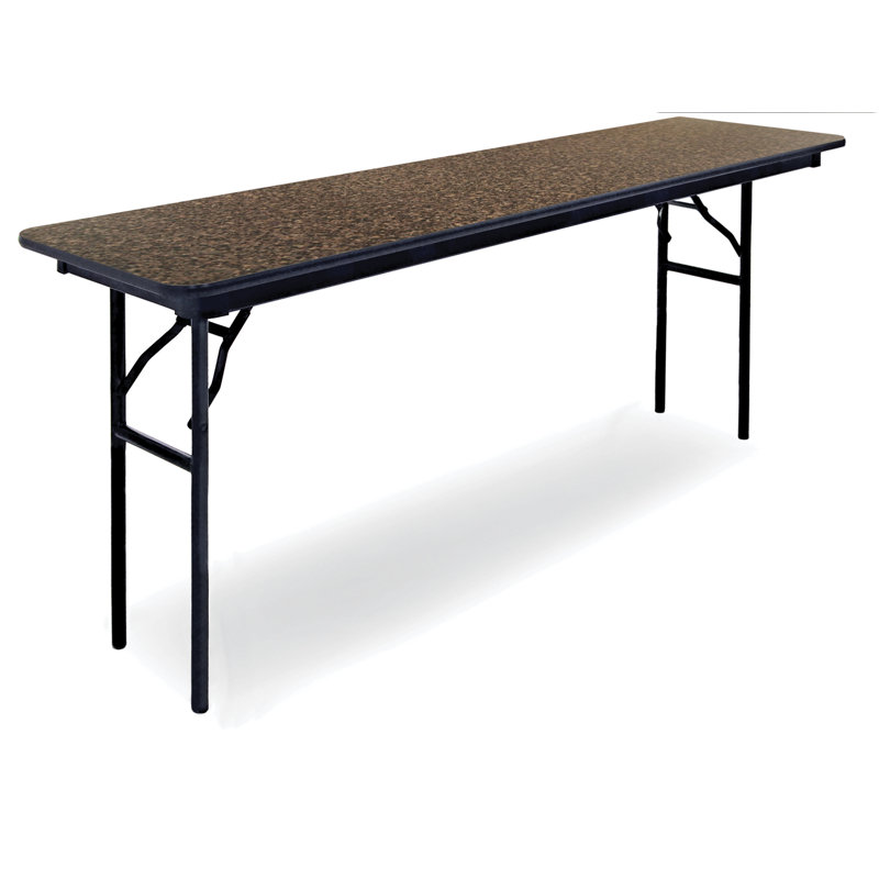 Table pliante rectangulaire, Granite noir, H 30 po x l 18 po x P 96 po