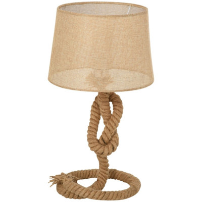 Fabric and Steel Novelty Table Lamp