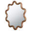 Miroir mural 30,78 "x 30,33" avec cadre en bois peu commun, salon, chambre à coucher, hall d'entrée 31,2 "style extraordinaire, élévateur