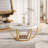 31.7" Modern Round 2 Tier Coffee Table