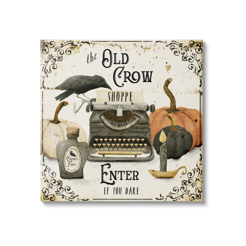 «Old Crow Shoppe» sur toile par Deane Beesley, H 36 po x l 36 po x P 1,5 po