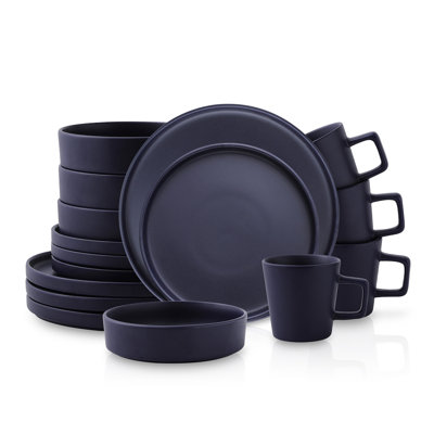 Stone Lain Cleo 16-Piece Dinnerware Set Stoneware