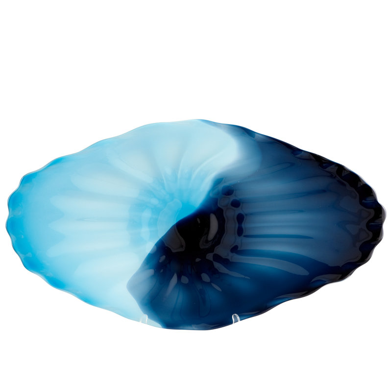 Seascape Glass Decorative Plate
