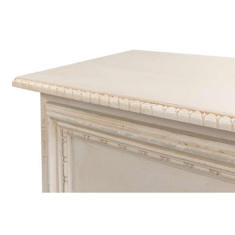Forsythe 42'' W Solid Wood Sideboard, Bright Lime White
