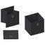 Cube Storage Basket, Black, UKFR Certified