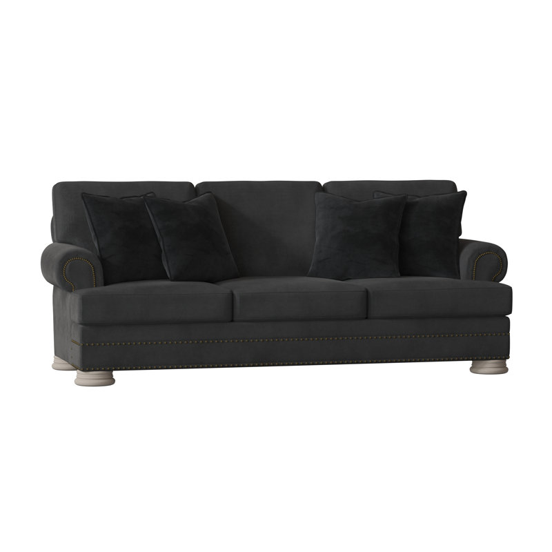 Foster Sofa, Akiko Graphite Performance 5534-011, Blanca