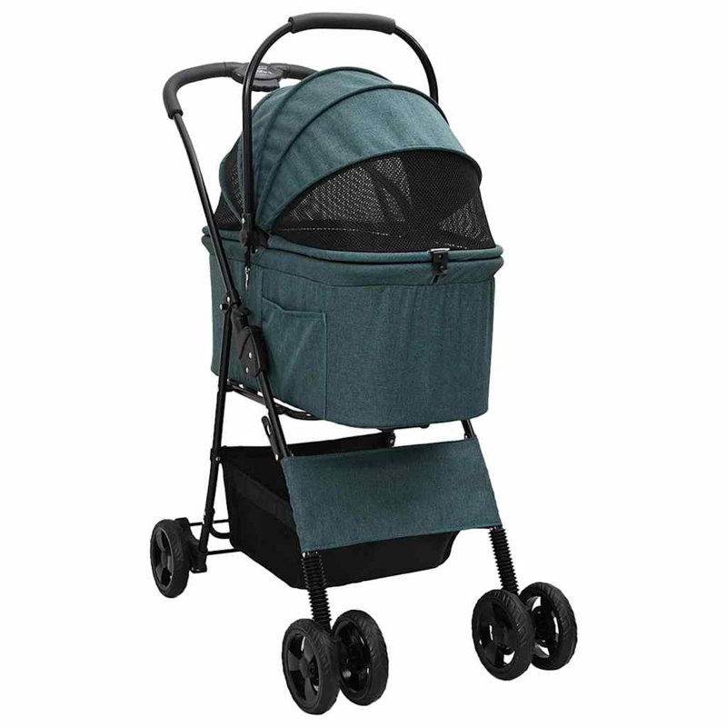 Foldable Pet Jogger Stroller, Green