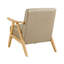 Mobilier de bureau en bois d'hévéa rembourré et rembourré de 1 pièce Modern Home Furniture-379633-27893725