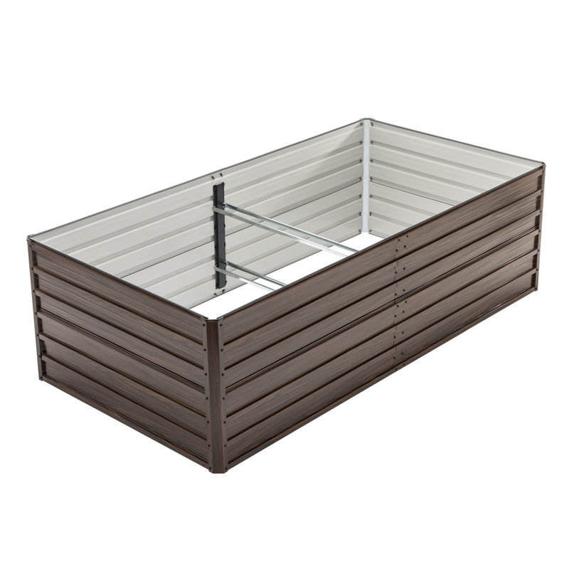 Lit de jardin surélevé, 25" H x 86.3" W x 44.1" D, Brown