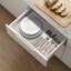 Doublure de tablette, doublures d'armoire antidérapantes non adhésives, doublures de tiroirs, brun géométrique, l 12 po x L 120 po-24556268