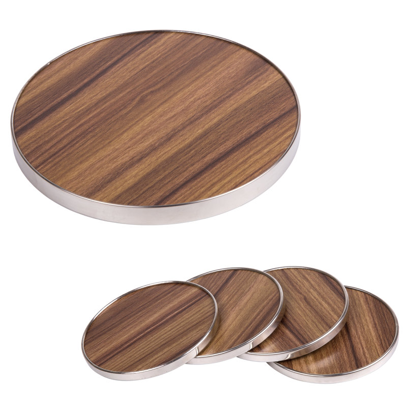 Wood Round 1 Piece Coaster