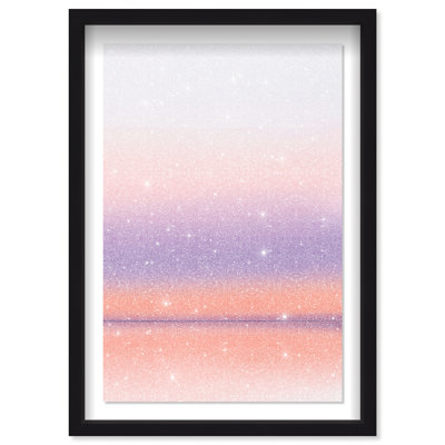 Peach Coastline Print by Oliver Gal