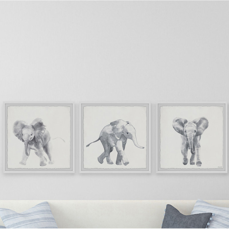 Rothwell 3 Piece Wrapped Canvas Print, 81cm H x 244cm W