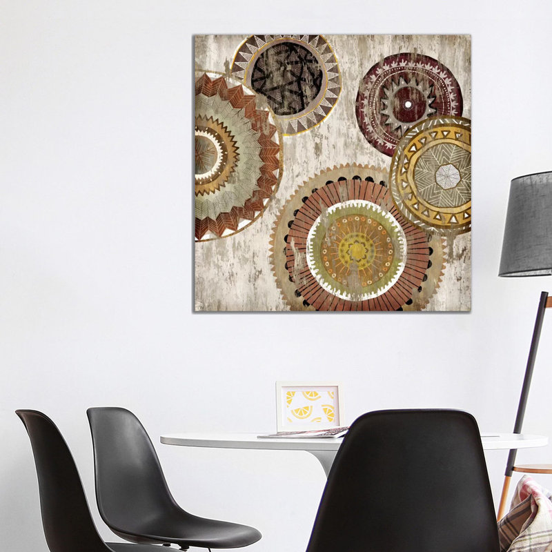 Native Circle II by Edward Selkirk - Wrapped Canvas Panoramic Print, 93.98 cm H x 93.98 cm W x 1.91 cm D