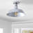 Camila 14" 1-Light Classic Industrial Indoor/Outdoor Iron LED Semi Flush Mount-787261810