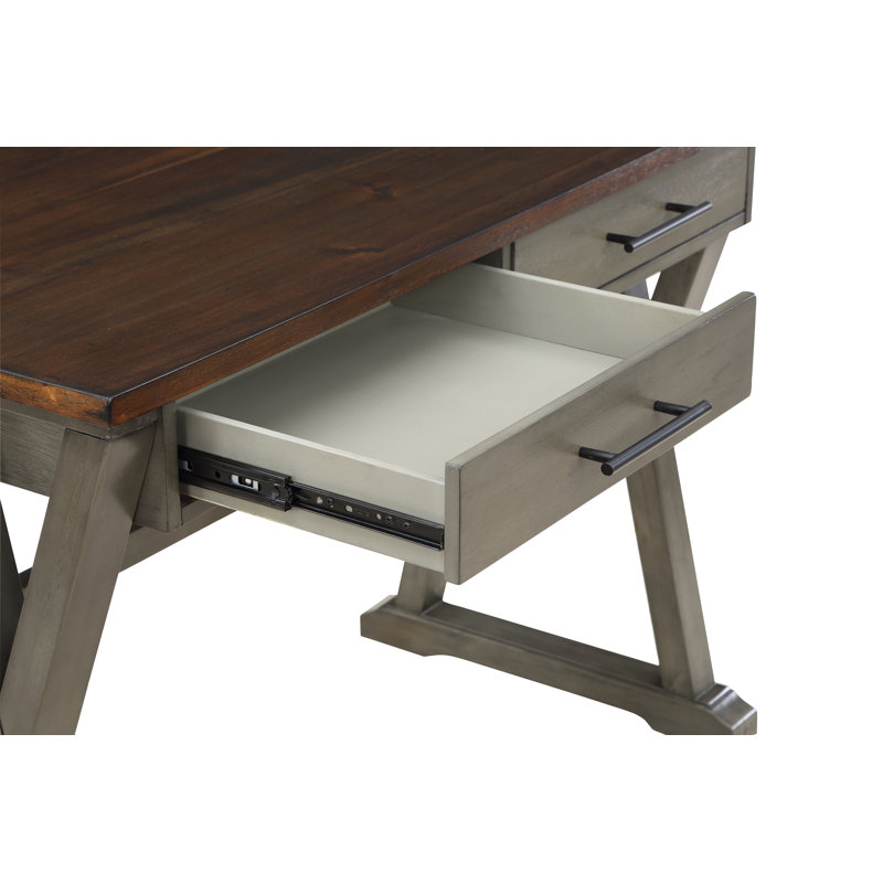 Bureau Coachella, Brun foncé / gris