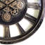 Millikan Metal Wall Clock Vintage Industrial Design - Visible Moving Gears Hand Finished Elegant Decorative Home Wall Timepiece