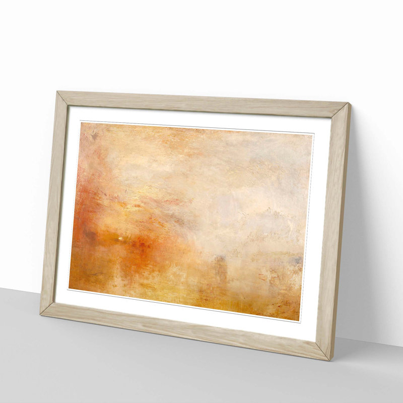 J.M.W. Turner - Single Picture Frame Painting, Oak
