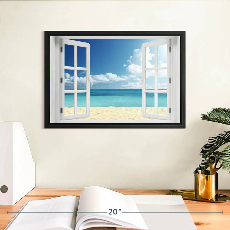 Window To Remote Gillard, 9" H x 13" W