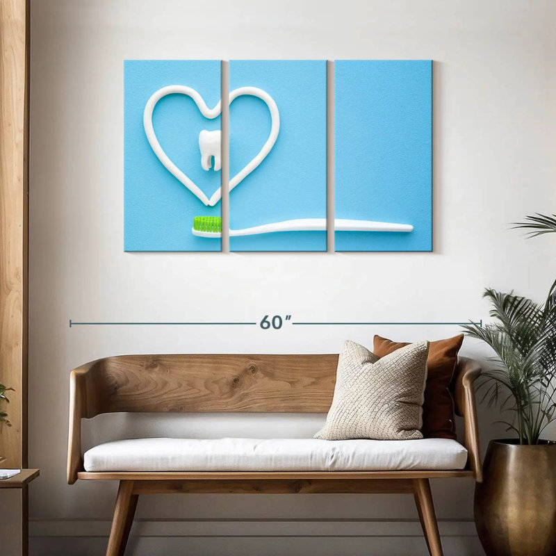 Alcaraz Love Your Teeth, 28" H x 45" W