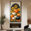 «Sunflower Pumpkin Autumn Farmhouse Decor Extra Large», reproduction d'art sur toile encadrée-133895612