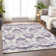 Premium Machine Washable Prisco Purple Rug