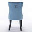 Chaise rembourrée en polyuréthane et velours-232385329