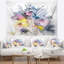 Tapisserie à motif floral texturé-28490927