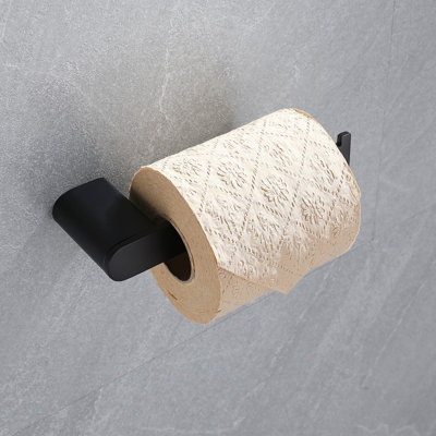 5 Bathroom Hardware, Stainless Steel 304, Matte Black, Rust-, , Modern For All Rooms Scratch-, Design & Other