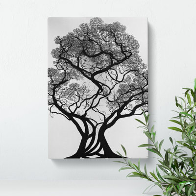 Shadow Of A Tree No.3 - Wrapped Canvas